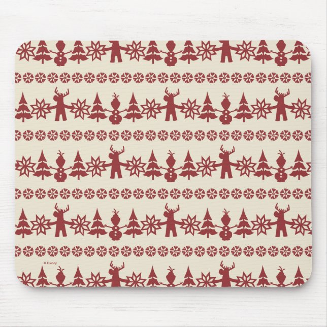 Frozen | Winter Wishes Pattern Mouse Pad (Front)