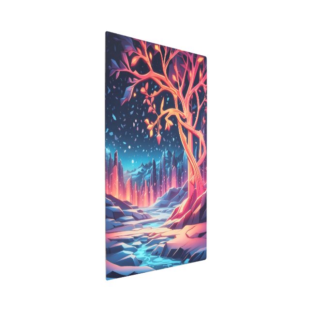 Frozen winter wonderland metal print (3/4)