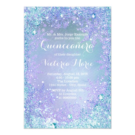 winter wonderland invites