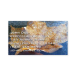 Frozen Yellow Maple Leaf Autumn Nature Business Card