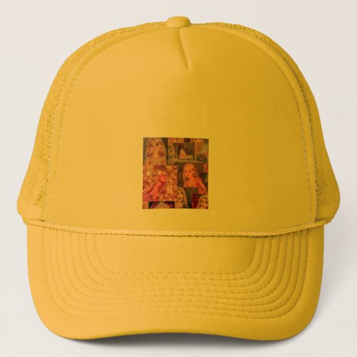 Frozen yellow Trucker Hat