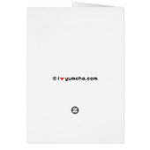 Frozen Yogurt Sisters Blank Card (Back)