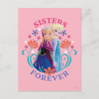 Frozen's Anna and Elsa | Sisters with Flowers
