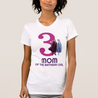 Frozen's Anna & Elsa | Mom of the Birthday Girl T-Shirt