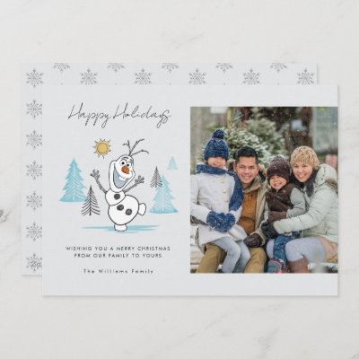 Frozen's Holiday Winter Olaf Photo