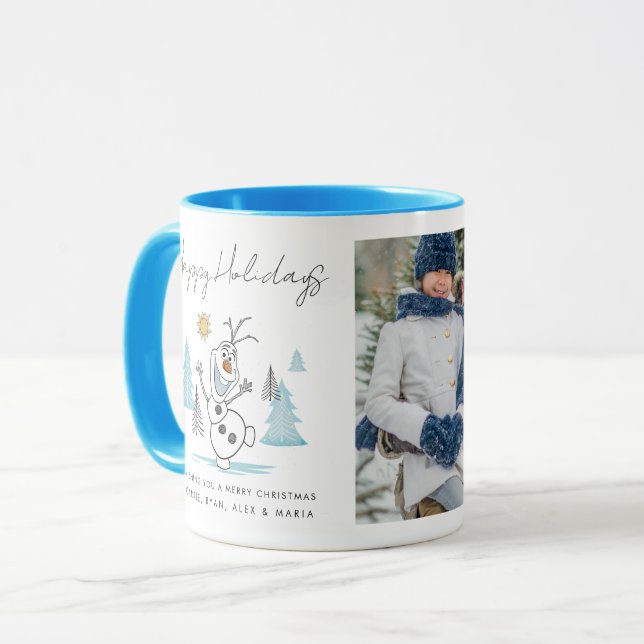Frozen's Holiday Winter Olaf Photo Mug (Front Left)