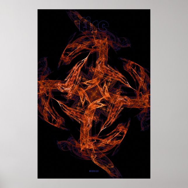 frtal flame: fire poster (Front)