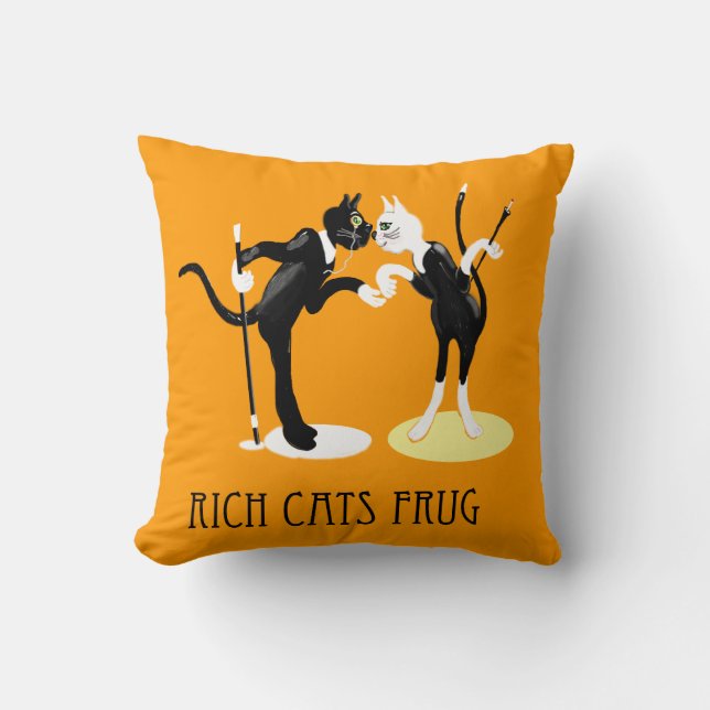 Frug Throw Pillow (Front)