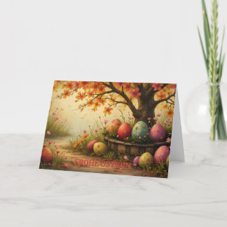 Frühlingsblütenzauber mit Ostereierpracht Card