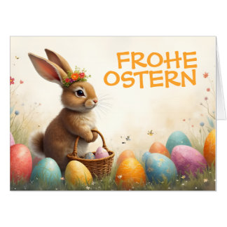 Frühlingsgrüß vom Osterhasen Card
