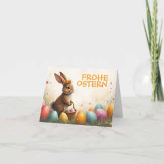 Frühlingsgrüß vom Osterhasen Card