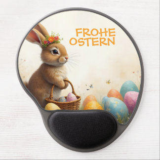Frühlingsgrüß vom Osterhasen Gel Mouse Pad
