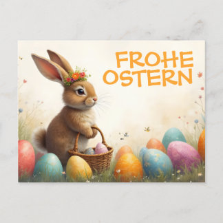 Frühlingsgrüß vom Osterhasen Holiday Postcard