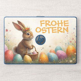 Frühlingsgrüß vom Osterhasen HP Laptop Skin