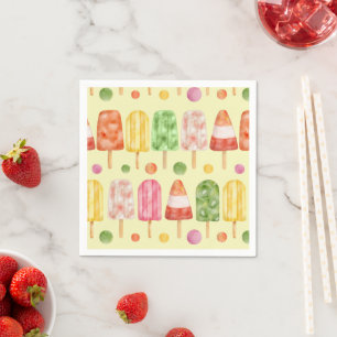 Fruir Popcicles Napkins