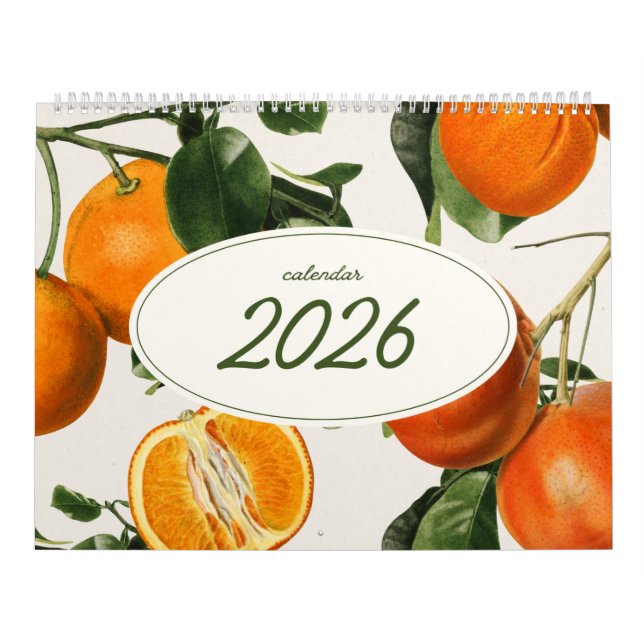 Fruit 2026 calendar (Cover)