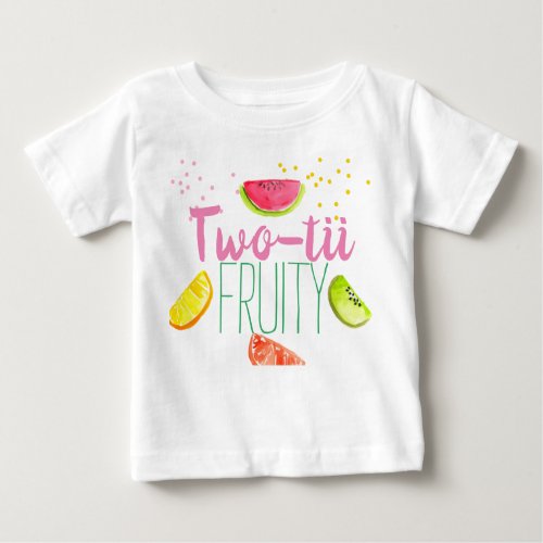 Fruit 2nd birthday two tii fruity shirt