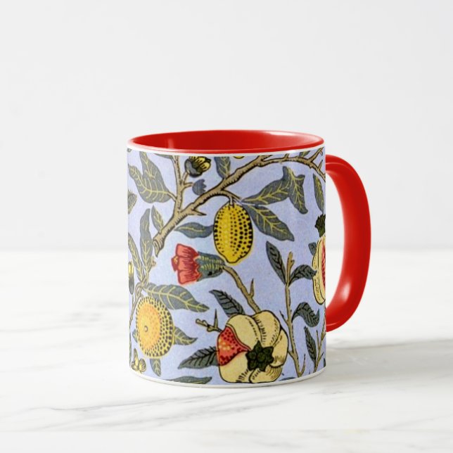 Fruit, a William Morris pattern, Mug (Front Right)