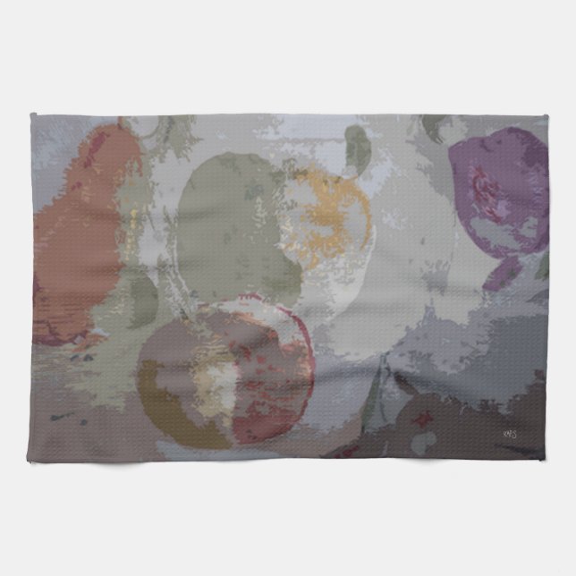 Fruit Abstract #5 Kitchen Towel (Horizontal)