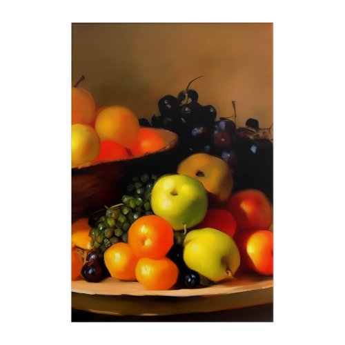 fruit acrylic print