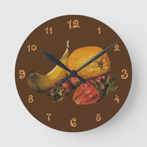 Fruit Acrylic Wall Clock