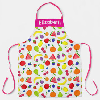 Fruit and Berry Colorful  Apron