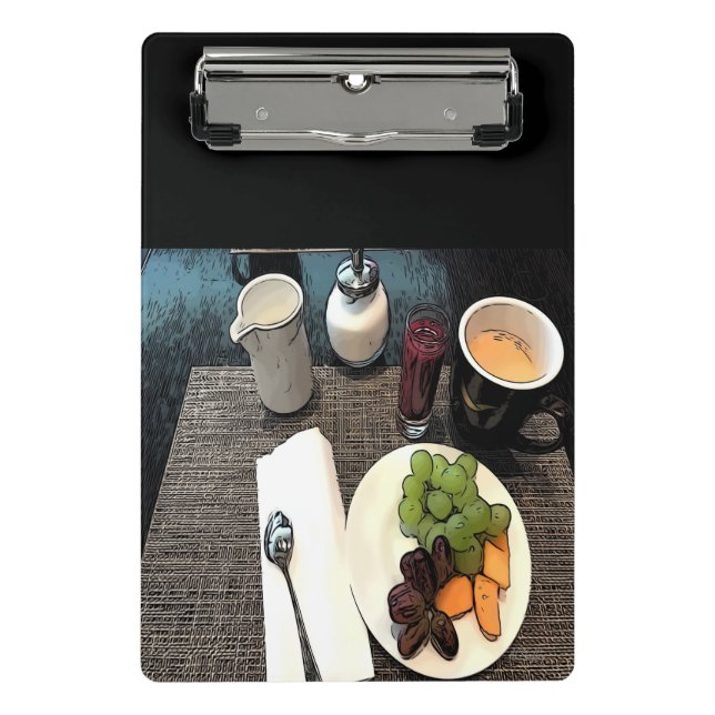 Fruit and Coffee  Mini Clipboard (Front)
