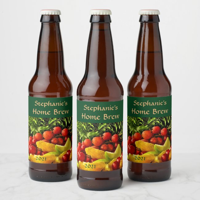 Fruit and Ferns Beer Labels