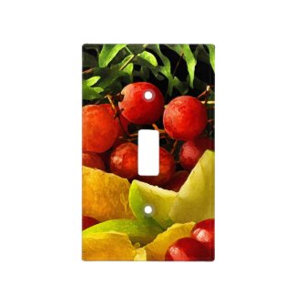 Fruit and Ferns Light Switch Cover