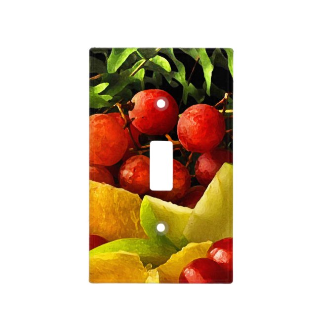 Fruit and Ferns Light Switch Cover