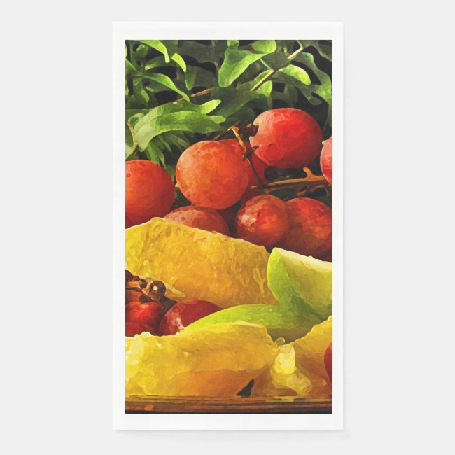 Fruit and Ferns Paper Guest Towels