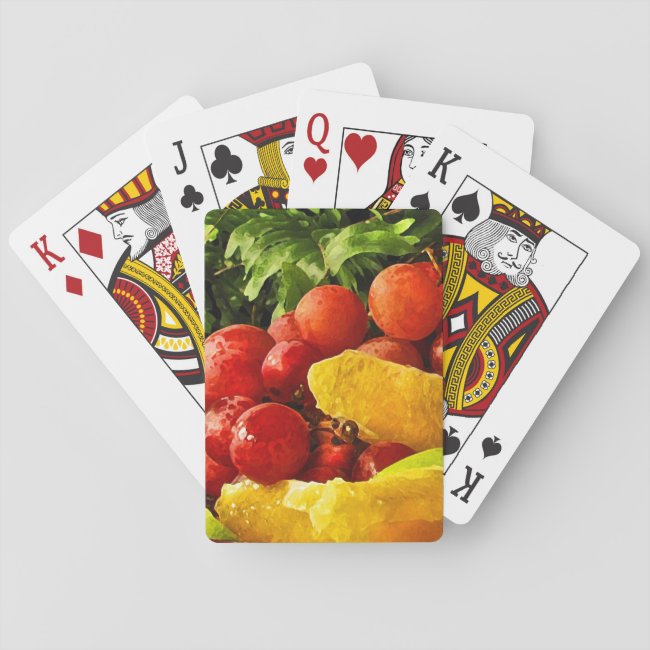 Fruit and Ferns Playing Cards