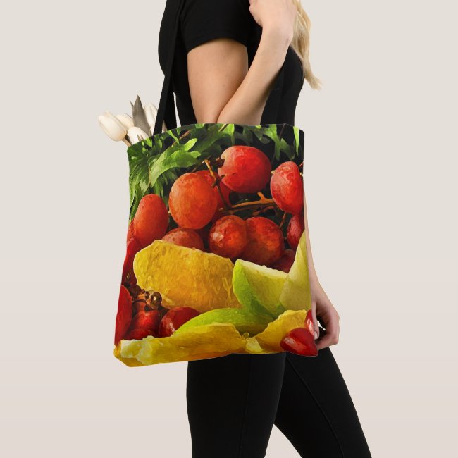 Fruit and Ferns Tote Bag