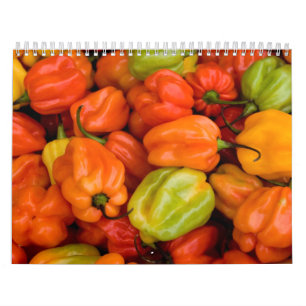Fruit and Food Calender 5 Calendar
