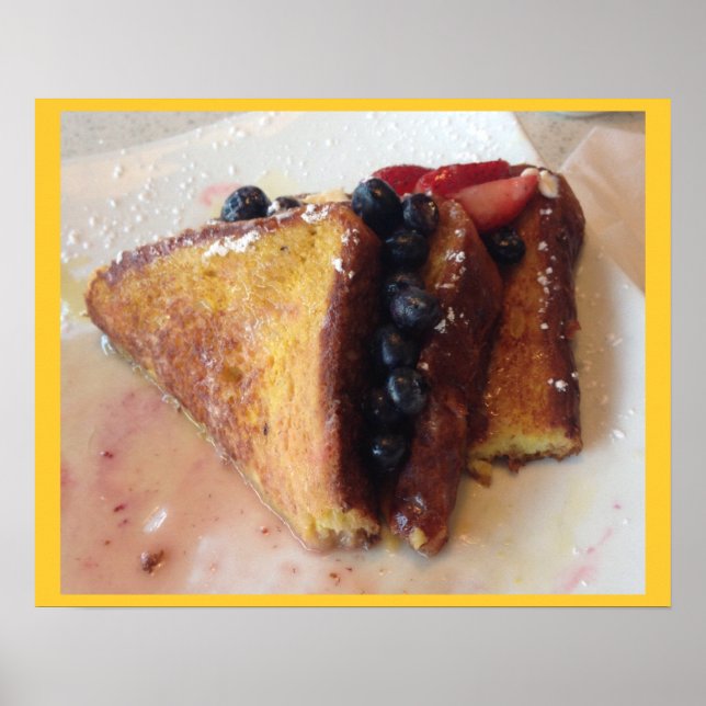 Fruit and French Toast Poster (Front)
