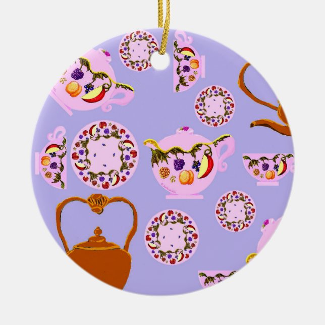 Fruit And Leaves Tea Ornament (Front)