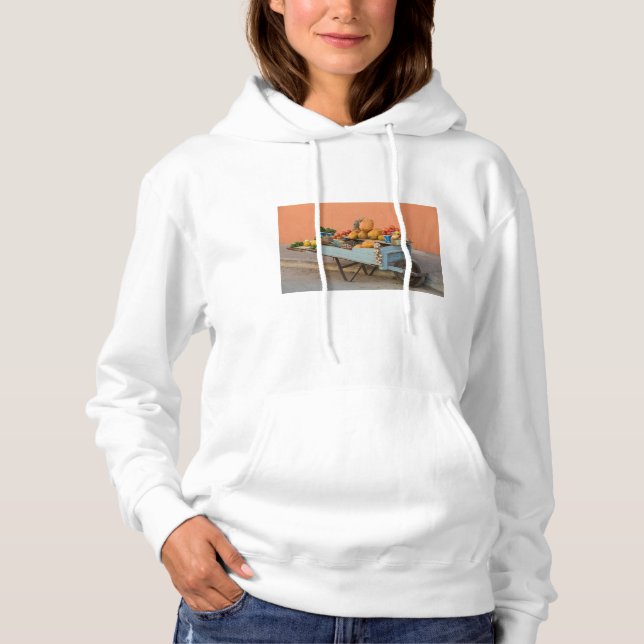 Fruit and vegetable cart, Cuba Hoodie (Front)