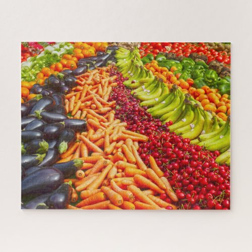 Fruit and Vegetable Collection Jigsaw Puzzle