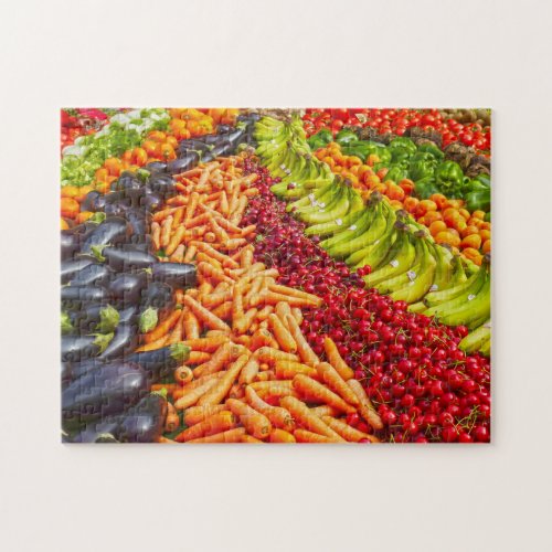 Fruit and Vegetable Collection Jigsaw Puzzle