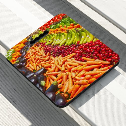 Fruit and Vegetable Collection Seat Cushion