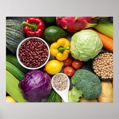 Fruit and Vegetable display Poster