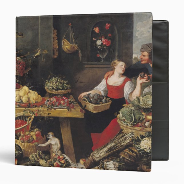 Fruit and Vegetable Market 3 Ring Binder (Front/Inside)
