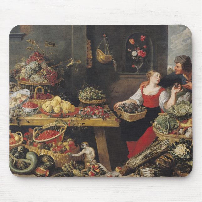 Fruit and Vegetable Market Mouse Pad (Front)