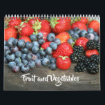 Fruit and Vegetables Calendar<br><div class="desc">A variety images of fruit and vegetables throughout summer 'till autumn.</div>