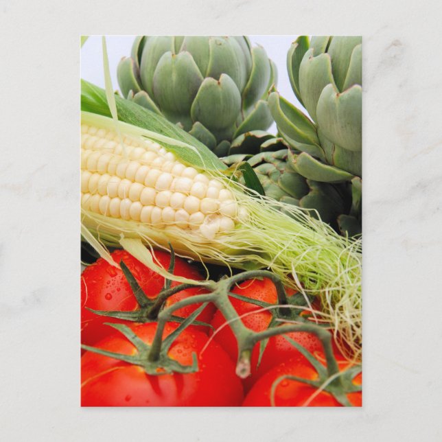 Fruit and Vegetables Postcard (Front)