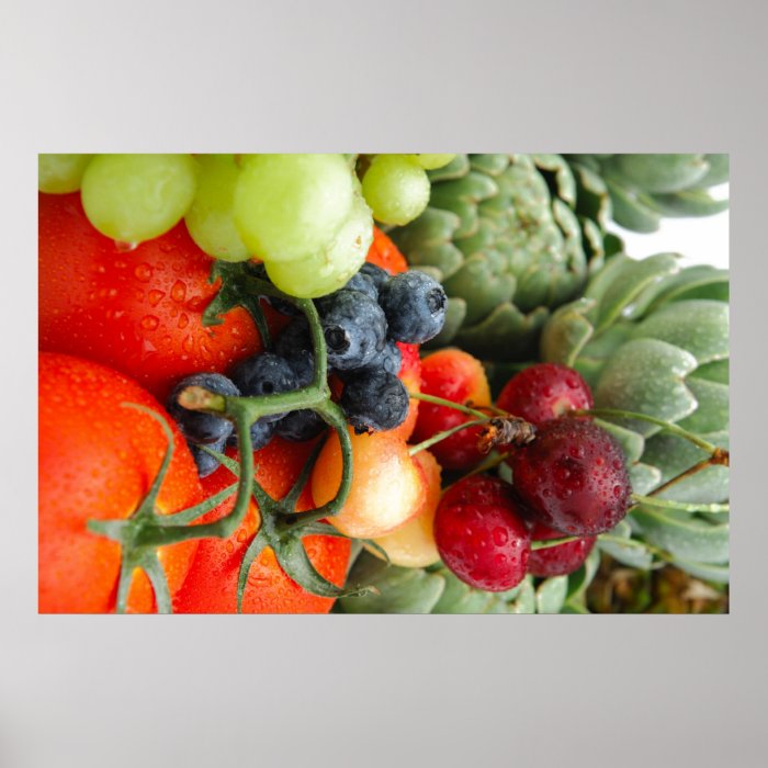 Fruit and Vegetables Poster