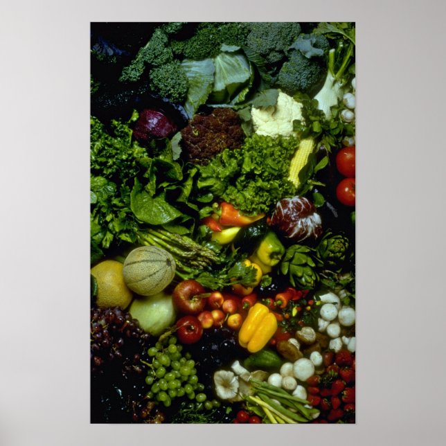 Fruit and vegetables poster (Front)