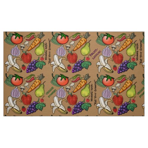 Fruit and Veggie Lovers Fabric