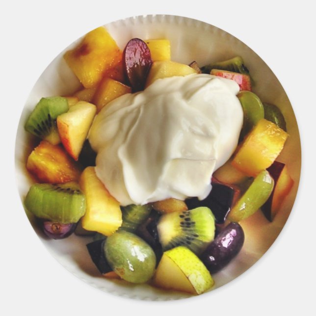 Fruit and Yogurt Sticker (Front)