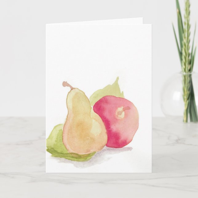 Fruit Arrangement Greeting Card (Front)